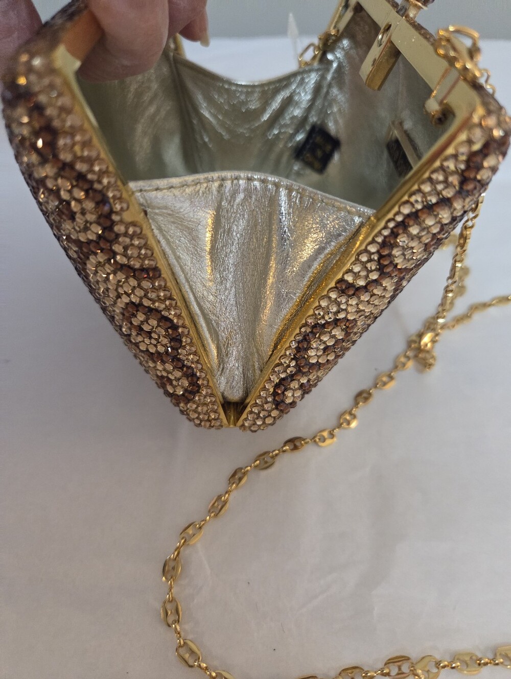 Kate Landry Rhinestone Evening Bag. - Picture 8 of 8